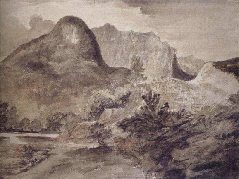 John Constable The Castle Rock,Borrowdale China oil painting art